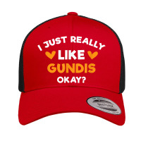 I Just Really Like Gundis Funny Comb Rats Humor Rodent Retro Trucker Cap | Artistshot