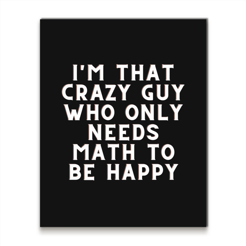 Math Lover Metal Print Vertical | Artistshot