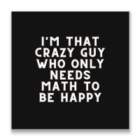 Math Lover Metal Print Square | Artistshot