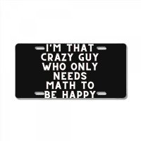 Math Lover License Plate | Artistshot