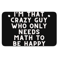 Math Lover Atv License Plate | Artistshot