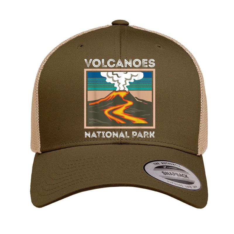 Volcanoes Souvenir National Park Hawaii Volcano Island Retro Trucker Cap by Prismatic | Artistshot