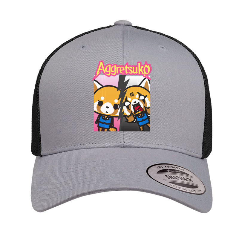 Aggretsuko Split Personality Retro Trucker Cap by Kandurip541 | Artistshot