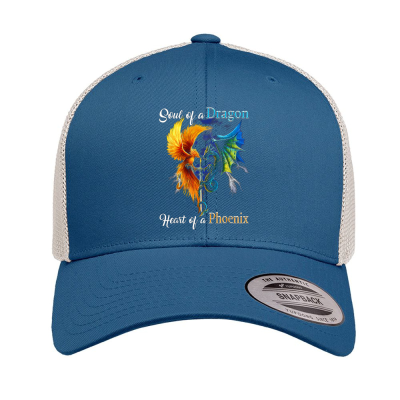 Soul Of A Dragon Heart Of A Phoenix T Shirt Retro Trucker Cap by cm-arts | Artistshot