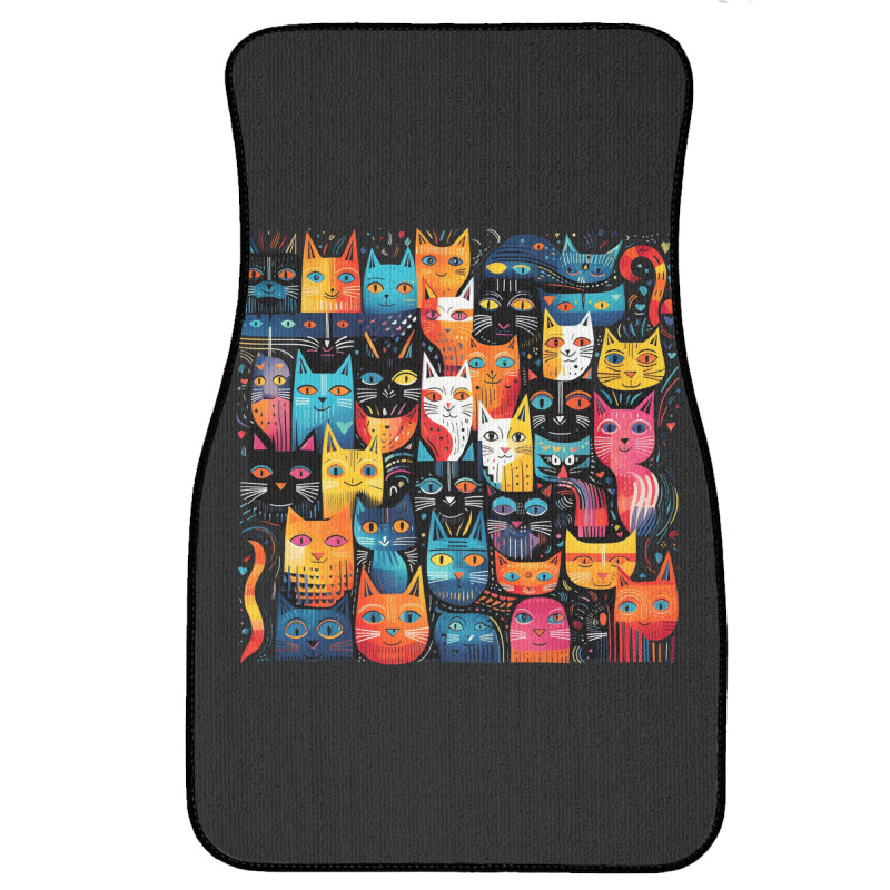 Cats Of The Clans Front Car Mat | Artistshot