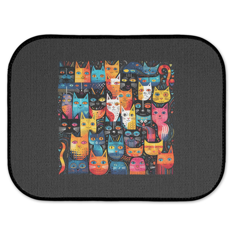 Cats Of The Clans Rear Car Mat | Artistshot