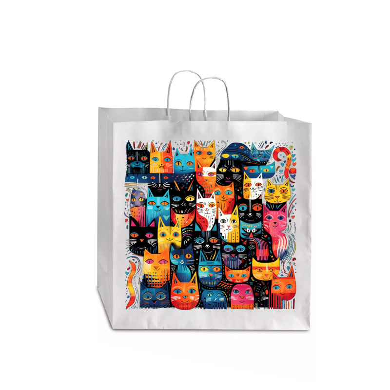 Cats Of The Clans Jumbo Paper Bag - 18 X 7 X 18 3/4 | Artistshot