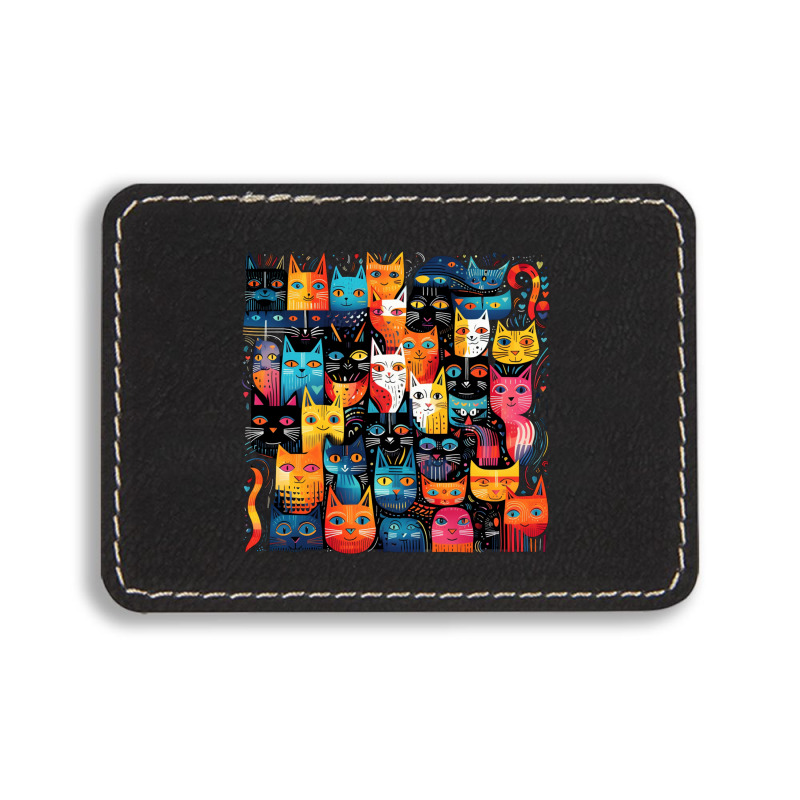 Cats Of The Clans Rectangle  Leatherette Patch | Artistshot