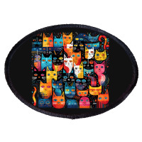 Cats Of The Clans Oval Patch | Artistshot