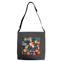 Cats Of The Clans Adjustable Strap Totes | Artistshot