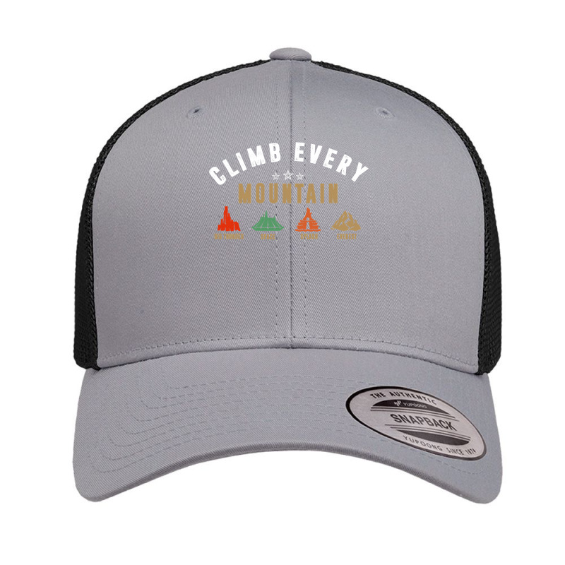 Climb Every Mountain Space Splash Everest Retro Trucker Cap by cm-arts | Artistshot