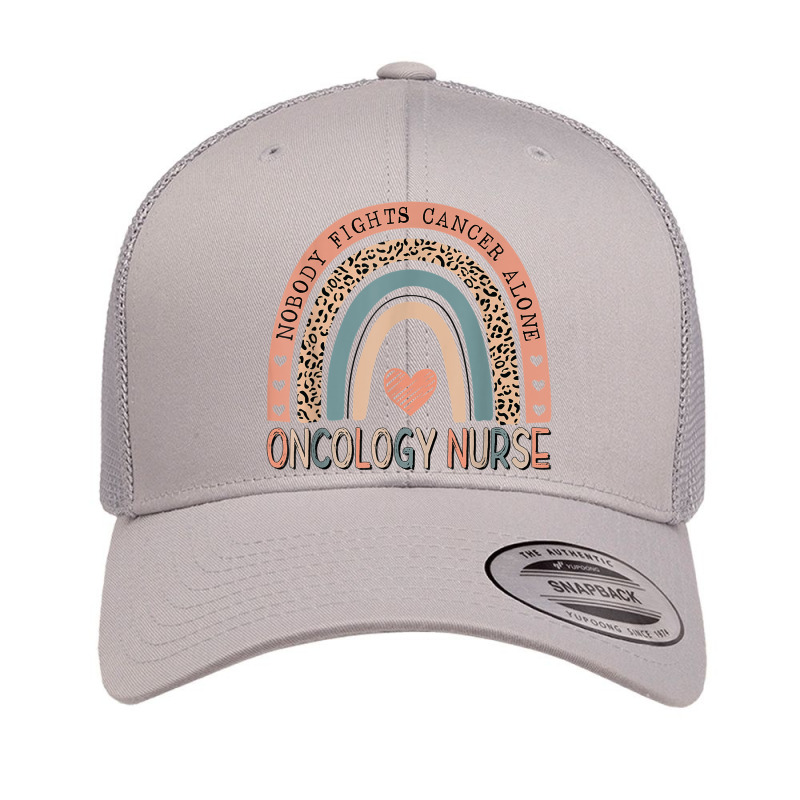 Oncology Nurse Cancer Nurse Oncology Nurse Rainbow Retro Trucker Cap by Fashlaza | Artistshot