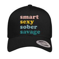 Retro Vintage Smart Sexy Sober Savage Recovery Retro Trucker Cap | Artistshot