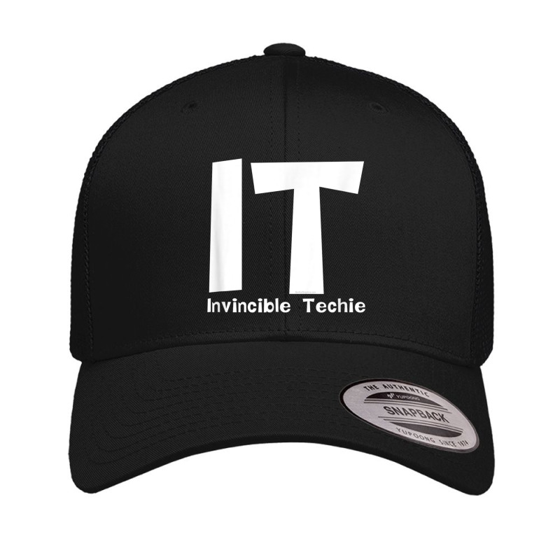 Invincible Techie Computer Information Technology Retro Trucker Cap by cm-arts | Artistshot