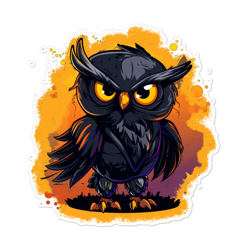 Owl Art Sticker | Artistshot