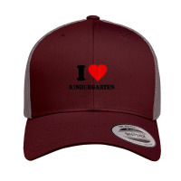 I Love Kindergarten Retro Trucker Cap | Artistshot