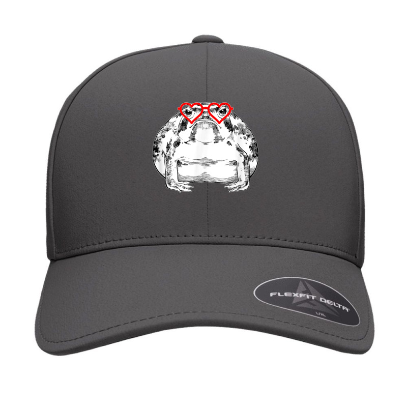 Desert Rain Frog Valentines Day Animal Lovers Seamless Cap | Artistshot