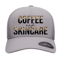 Coffee And Skincare Leopard Esthetician Skincare Seamless Cap | Artistshot