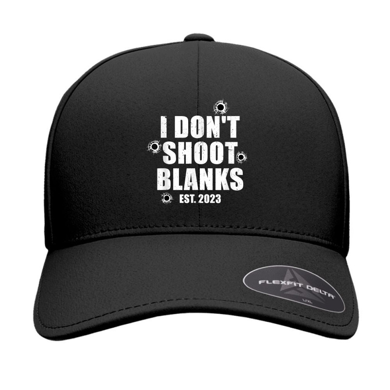 Mens I Don't Shoot Blanks Dad To Be Dad Promoted To Daddy 2023 T Shirt Seamless Cap by cm-arts | Artistshot