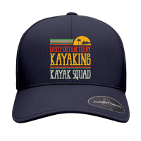 Distracted By Kayaking Canoe Paddling Kayak Seamless Cap | Artistshot