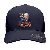 Toss A Coin To Your Freelancer, Work From Home, Remote Working, Freela Seamless Cap | Artistshot