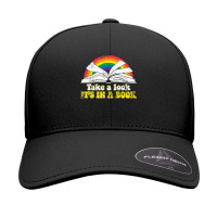 Love Reading Love Rainbows Gift Retro Rainbow Seamless Cap | Artistshot