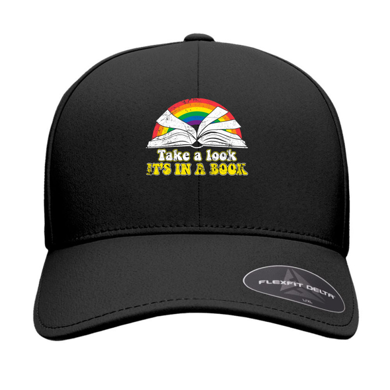 Love Reading Love Rainbows Gift Retro Rainbow Seamless Cap by cm-arts | Artistshot