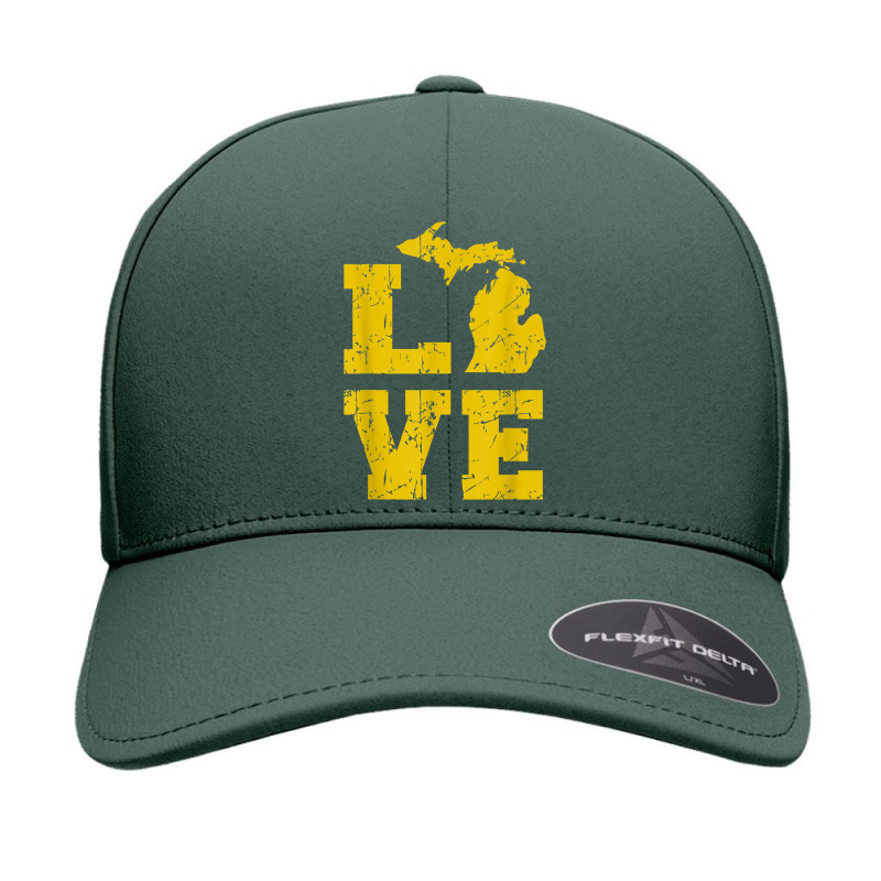 Michigan Love Mi Vintage Seamless Cap | Artistshot