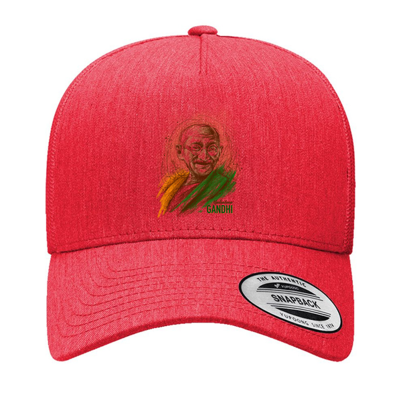 Mahatma Gandhi Jayanti Scribble Art Yupoong Trucker Cap | Artistshot