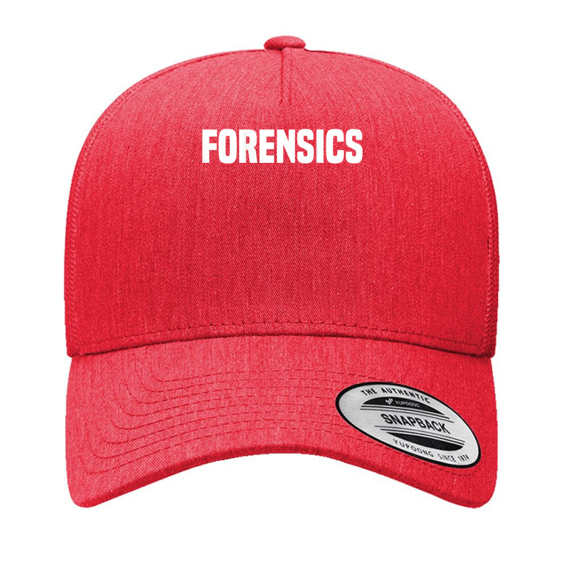 Forensics Crime Police Investigator Detective Policemen Duty Yupoong Trucker Cap by LorettaSharron | Artistshot