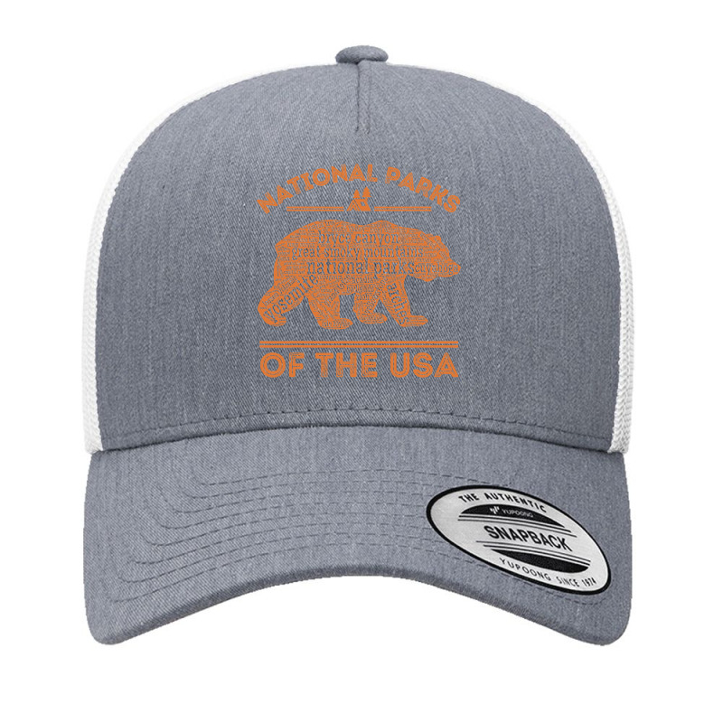 National Parks Bear Hiking Travel Camping Outdoors Retro Usa Yupoong Trucker Cap | Artistshot