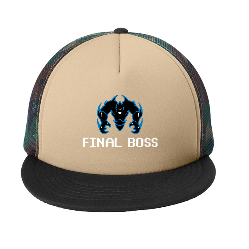 Final Boss Team Foam Snapback hat by kolatian | Artistshot