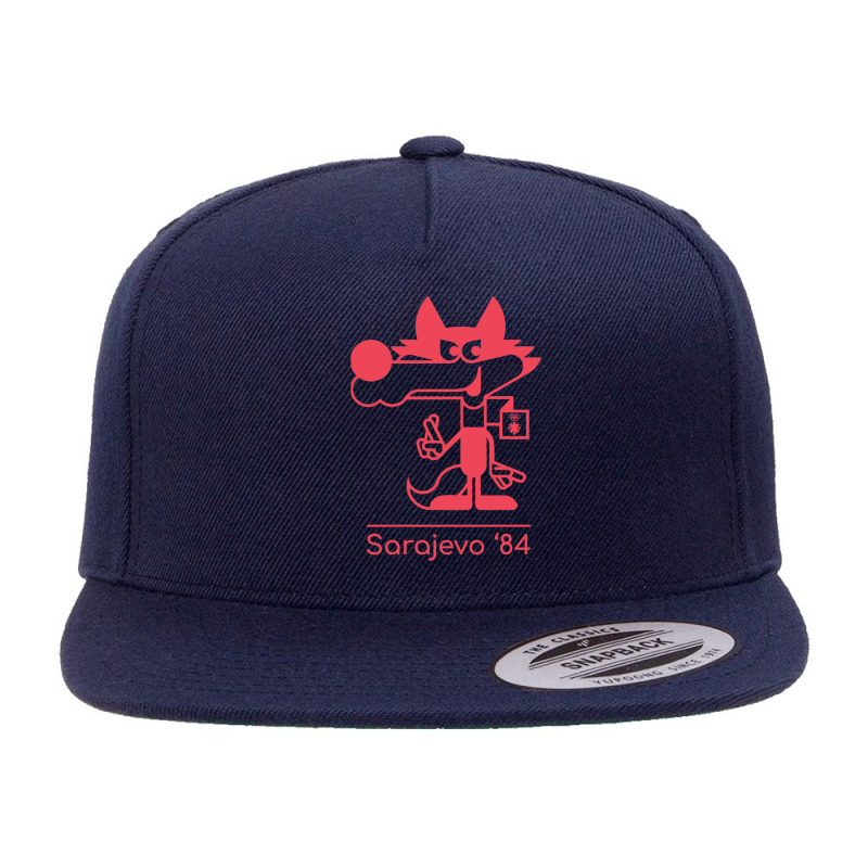 Winter Olympics Sarajevo 5 Panel Snapback Cap | Artistshot