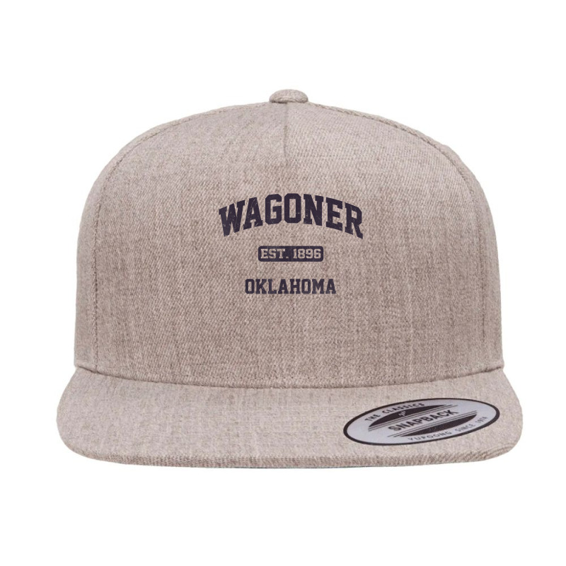 Wagoner Oklahoma Ok Vintage State Athletic Style T Shirt 5 panel snapback cap by woestebjparmal | Artistshot