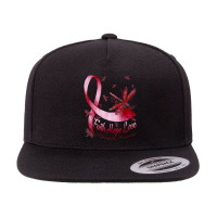 Faith Hope Love Meningitis Awareness Dragonfly T Shirt 5 Panel Snapback Cap | Artistshot