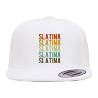 Slatina City Romania Retro T Shirt 5 Panel Snapback Cap | Artistshot