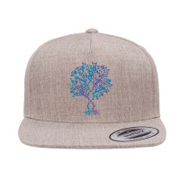 Genealogy Dna Tree Of Life Science Genetic For Genealogist T Shirt 5 Panel Snapback Cap | Artistshot