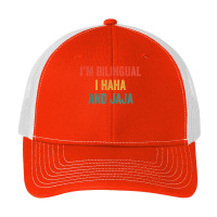 Im Bilingual I Haha And Jaja Funny Spanish Spanglish Teacher T Shirt Pa Trucker Cap | Artistshot