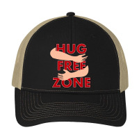 Hug Free Zone   Social Distancing Funny Pa Trucker Cap | Artistshot