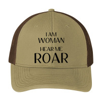 I Am Woman Hear Me Roar Pa Trucker Cap | Artistshot