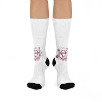 Bleeding Heart Crew Socks | Artistshot