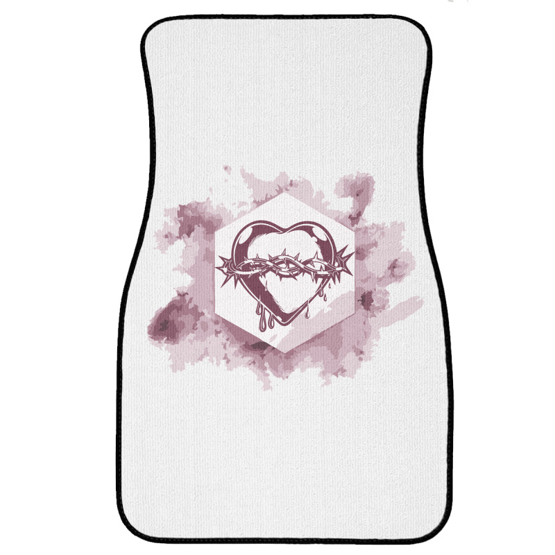 Bleeding Heart Front Car Mat | Artistshot