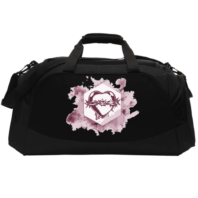 Bleeding Heart Active Duffel | Artistshot