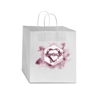 Bleeding Heart Star Paper Bag - 13 X 7 X 13 | Artistshot