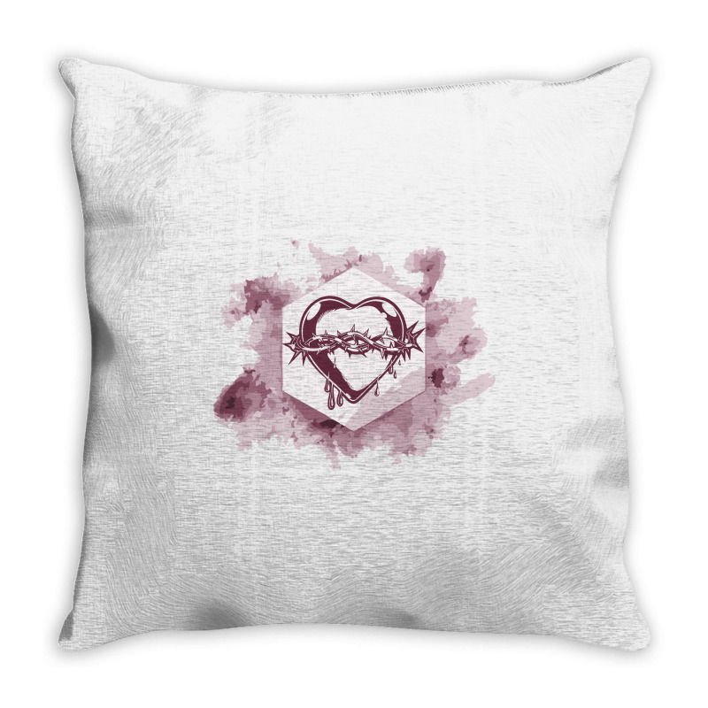 Bleeding Heart Throw Pillow | Artistshot