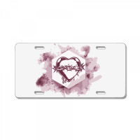 Bleeding Heart License Plate | Artistshot