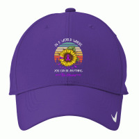 Alzheimers Awareness T  Shirt In A World Where Anything Be Strong Sunf Nike Dri-fit Cap | Artistshot