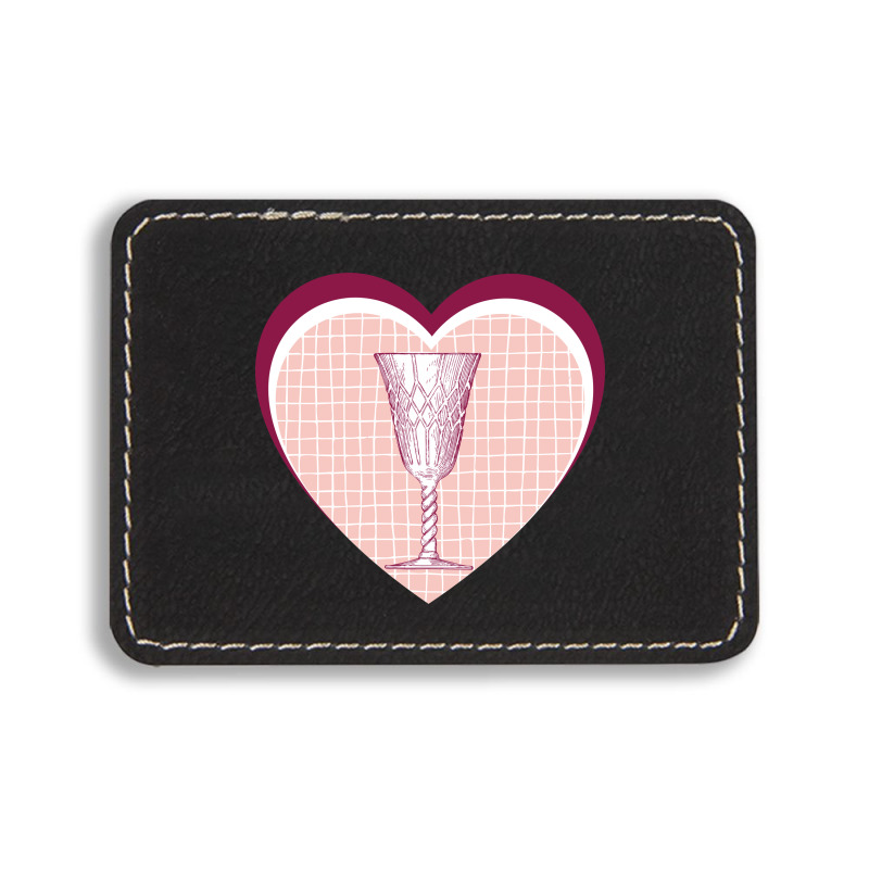 Crystal Goblet Rectangle  Leatherette Patch | Artistshot