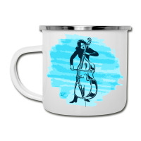 Cellist Woman Camper Cup | Artistshot