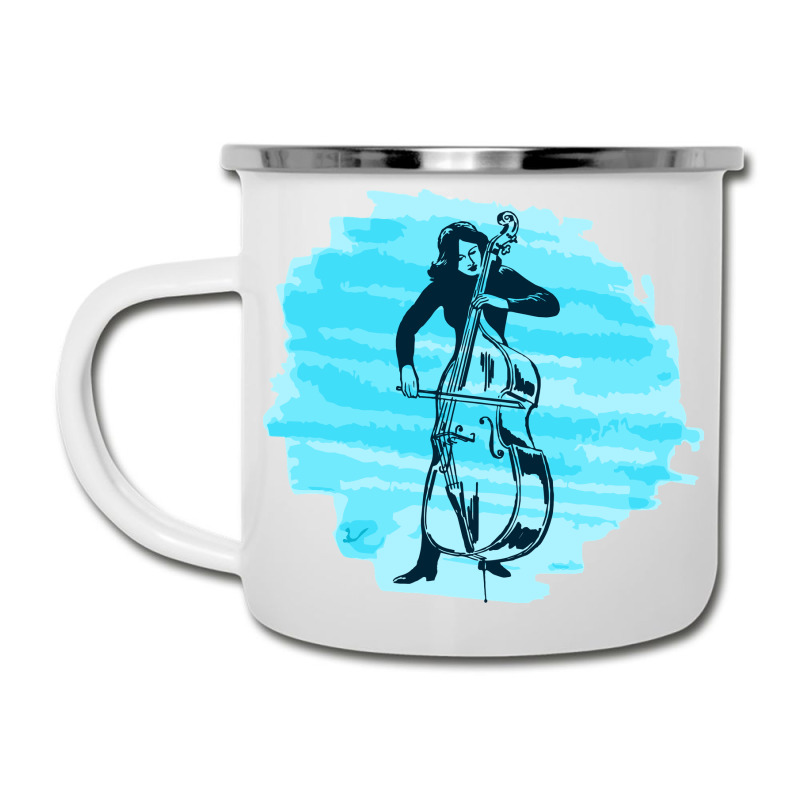 Cellist Woman Camper Cup | Artistshot